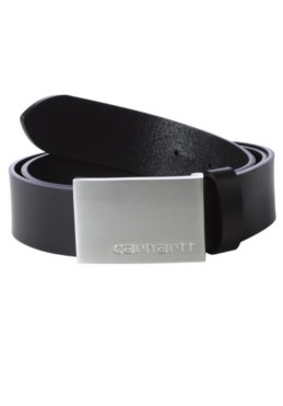 CARHARTT WIP Army Leather Belt black/silver buckle